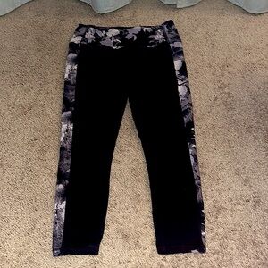 Sketchers Black and Floral Leggings